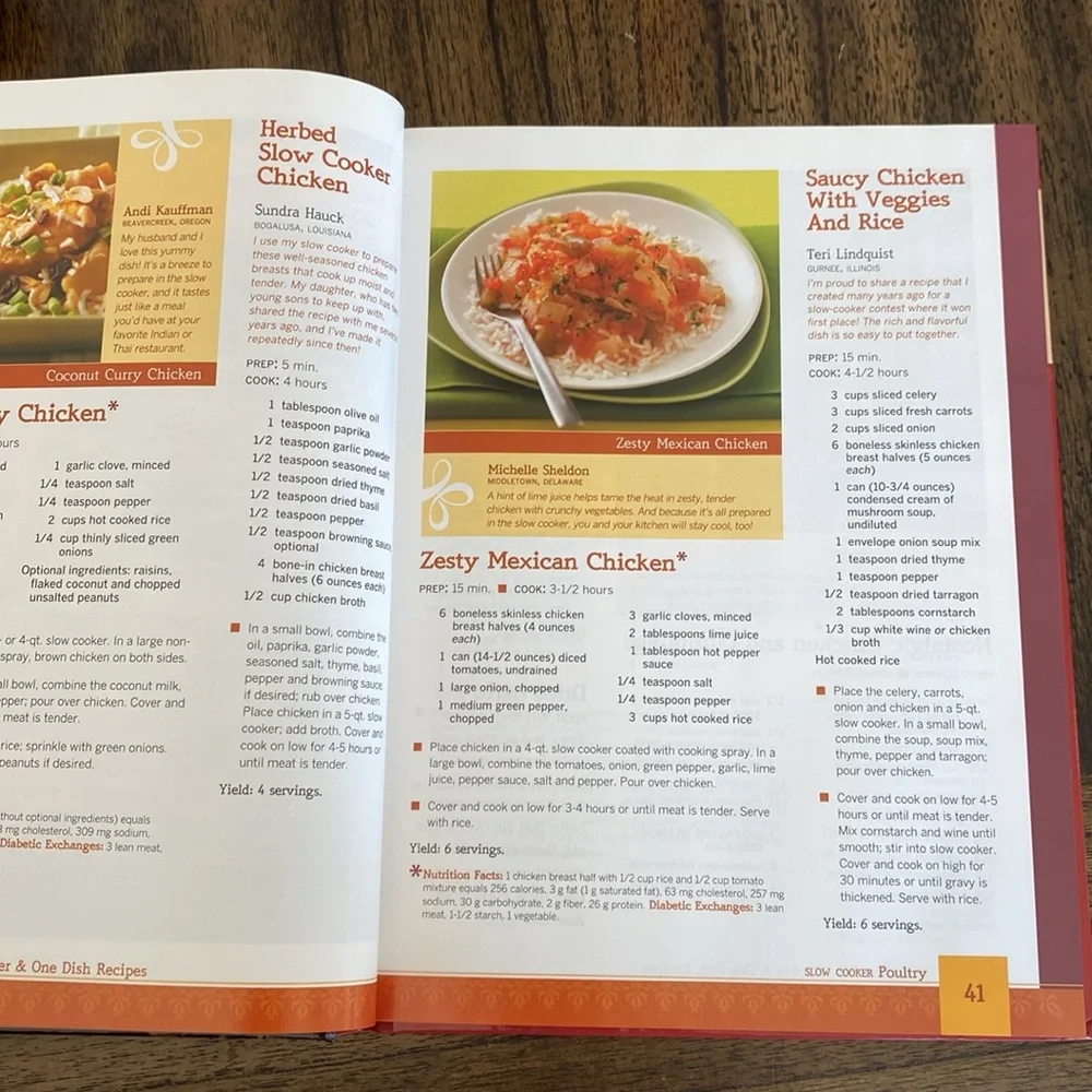 Slow Cooker & One Dish Recipes Cook Book 2011